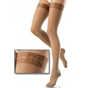 Tugisukad pitsiga KAMILA Up, 70 DEN