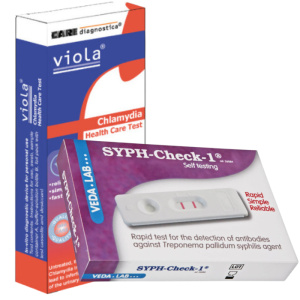 Suguhaiguste kiirtestide komplekt naisele