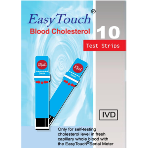 EasyTouch kolesterooli testribad 10tk