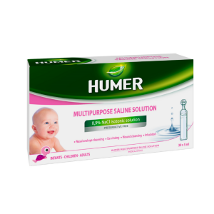 HUMER füsioloogiline soolalahus 5ml x 30 ampulli