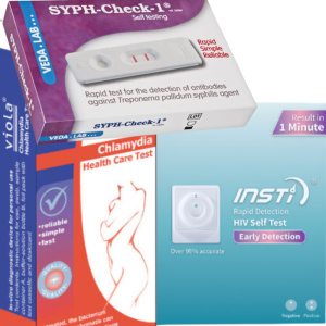 Suguhaiguste kiirtestide XL komplekt naisele