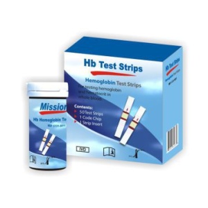 MISSION hemoglobiini testribad  50tk