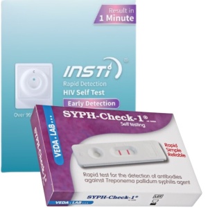 Suguhaiguste kiirtestide XL komplekt mehele